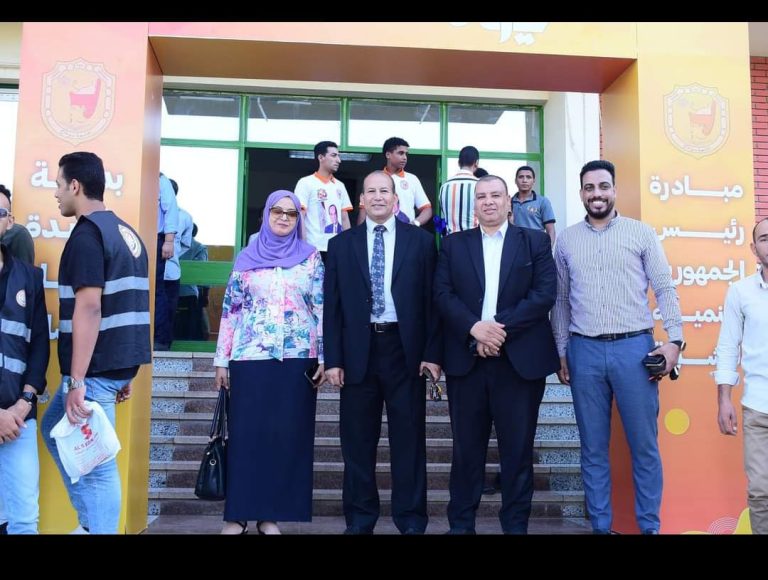 حاسبات سوهاج تشارك فى دعم المبادره الرئاسيه بدايه .